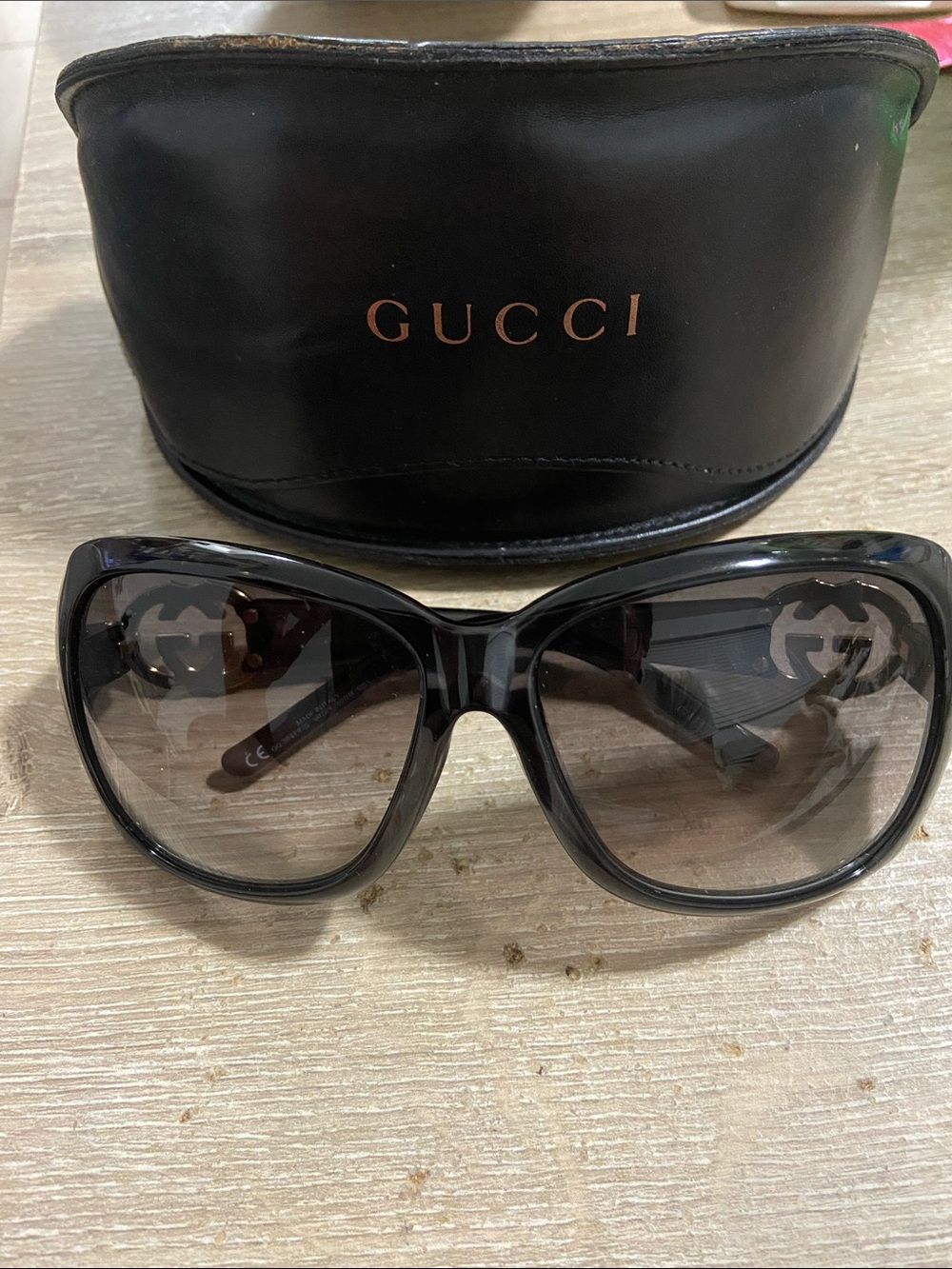 Vintage Gucci GG3044 VTDPF 60□14 120 Sunglasses Black Accessories
